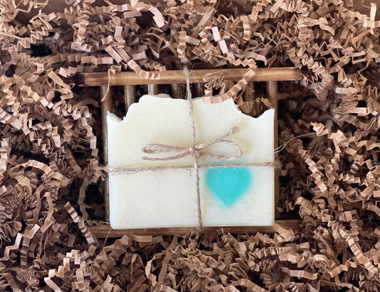 Gift Set - Bliss Soap Bar w/Wooden Soap Dish